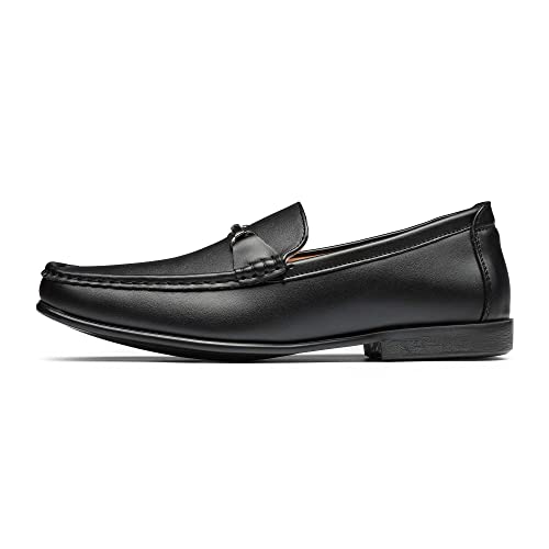 Bruno Marc Men's Henry-1 Dress Loafers Slip On Casual Driving Shoes for Men Black/Henry-1 Size 9 M US