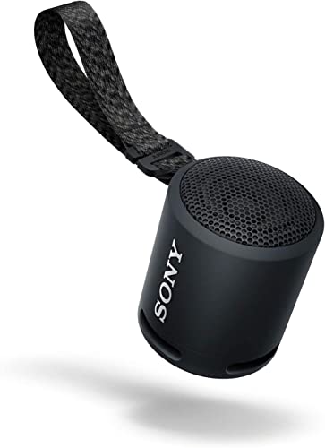 Sony SRS-XB13 EXTRA BASS Wireless Bluetooth Portable Lightweight Compact Travel Speaker, IP67 Waterproof & Durable for Outdoor, 16 Hour Battery, USB Type-C, Removable Strap, and Speakerphone, Black