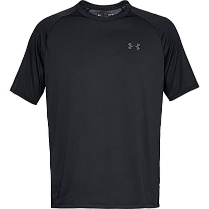 Under Armour mens Tech 2.0 Short-Sleeve T-Shirt , Black (001)/Graphite , Large