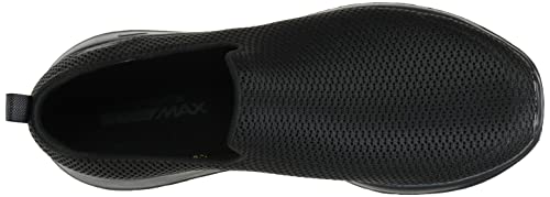 Skechers mens Go Max-athletic Air Mesh Slip on Walking Shoe, Black, 10.5 US, 54600-BBK