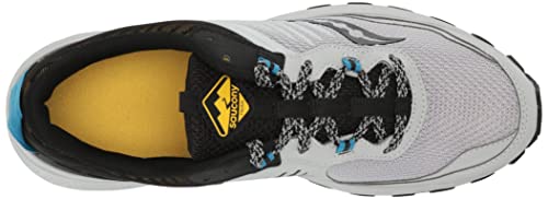 Saucony Men's Excursion TR15 Trail Running Shoe, Fog/Black/Topaz, 11