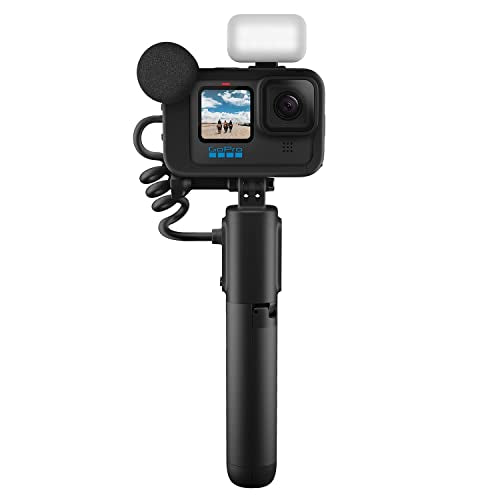 GoPro HERO11 Black Creator Edition - Includes HERO11 , Volta (Battery Grip, Tripod, Remote), Media Mod, Light Mod, Enduro Battery, and Carrying Case