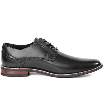 Mens Retro Casual Shoes Men's Lace Up Derby Dress Shoes Formal Oxford Black Dress Shoes for Men Comfortable Oxfords Size 12