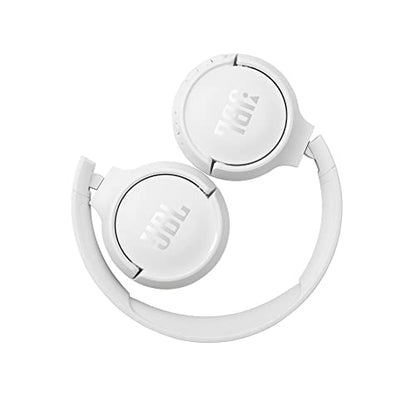 JBL Tune 510BT: Wireless On-Ear Headphones with Purebass Sound - White, Medium