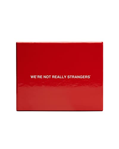 WE'RE NOT REALLY STRANGERS Card Game - Fun Family Party Games for Adults Teens & Kids Game Night, Interactive Adult Card Game and Icebreaker, Ages 12+, 2-6 Players