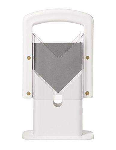 Hoan The Original Bagel Guillotine Universal Slicer, 9.25-Inch, White