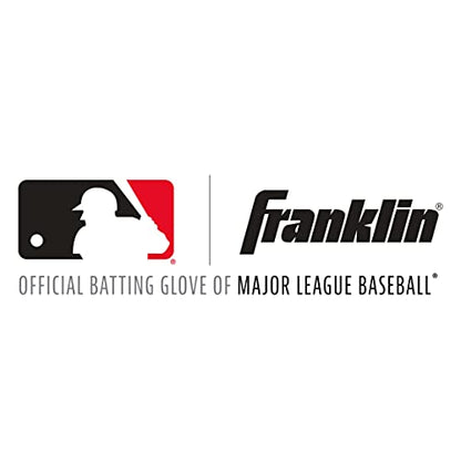 Franklin Sports MLB Batting Gloves - 2nd Skinz Youth Batting Gloves - Youth Baseball Batting Gloves - Youth XXS Black Batting Gloves - Extra Extra Small