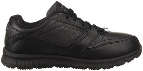 Skechers Men's Nampa Food Service Shoe, Black, 10.5