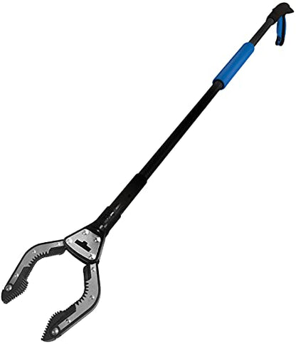 Unger Professional 42.5” Rugged Reacher – Reacher Grabber Tool & Trash Picker, Outdoor Trash Picker Upper Tool, Heavy Duty Grabber Reacher, Claw Grabber Pickup Tool, Yard Clean Up