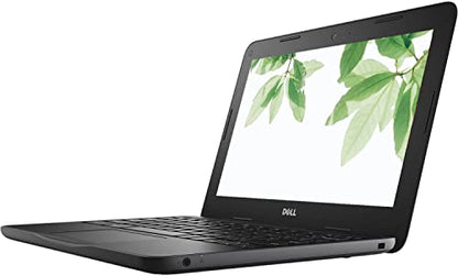 Dell 11'' HD IPS Chromebook, Intel Celeron Processor Up to 2.40GHz, 4GB Ram, 16GB SSD, Super-Fast WiFi, Chrome OS, Dale Black (Renewed)