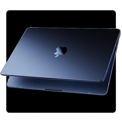 Soonjet Compatible with MacBook Air 15 inch Case M2 2023 [100% Match Official Color] [Ultra Thin Armor] Protective Hard Shell Matte Cover for Laptop Model A2941 - Exclusive Midnight