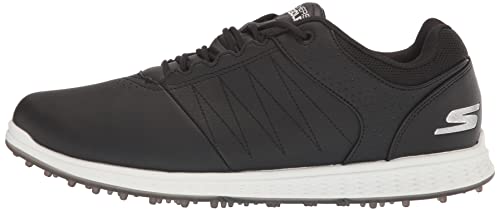 Skechers Men's Pivot Spikeless Golf Shoe, Black, 10.5