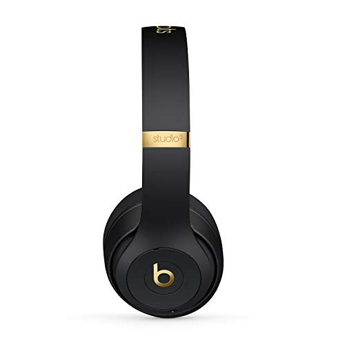 Beats Studio3 Wireless Noise Cancelling Over-Ear Headphones - Apple W1 Headphone Chip, Class 1 Bluetooth, 22 Hours of Listening Time, Built-in Microphone - Midnight Black (Latest Model)