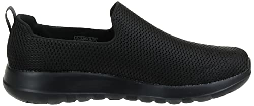 Skechers mens Go Max-athletic Air Mesh Slip on Walking Shoe, Black, 10.5 US, 54600-BBK