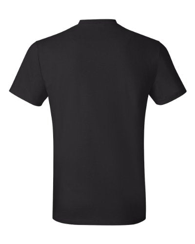Hanes Men's Big and Tall Nano Premium Cotton T-Shirt (Pack of 2), Black, 3X-Large