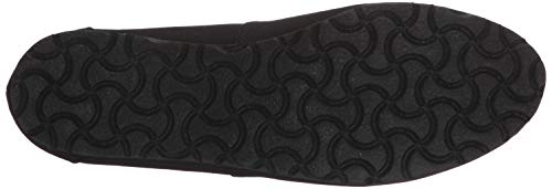 Amazon Essentials Women's Casual Slip-On Canvas Flat, Black, 8.5