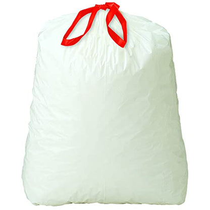 Amazon Basics Tall Kitchen Drawstring Trash Bags, 13 Gallon, Unscented, 200 Count (Previously Solimo)