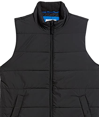 Amazon Essentials Men's Midweight Puffer Vest, Black, Medium