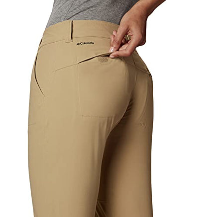 Columbia Women's Saturday Trail Stretch Pant, British Tan, 14