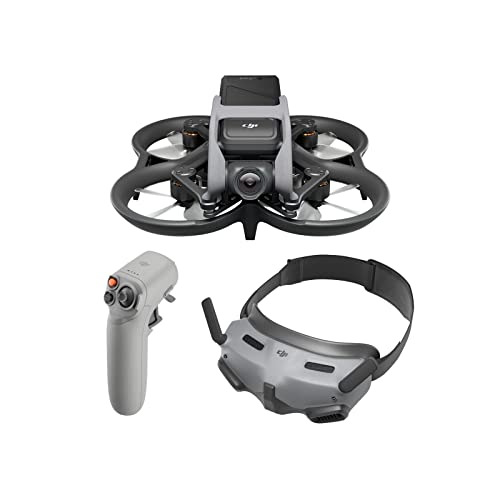 DJI Avata Pro-View Combo - First-Person View Drone UAV Quadcopter with 4K Stabilized Video, Super-Wide 155° FOV, Emergency Brake and Hover, Includes New RC Motion 2 and Goggles 2