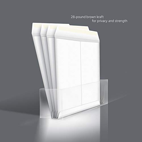 Amazon Basics Catalog Mailing Envelopes, Peel & Seal, 9x12 Inch, White, 250-Pack