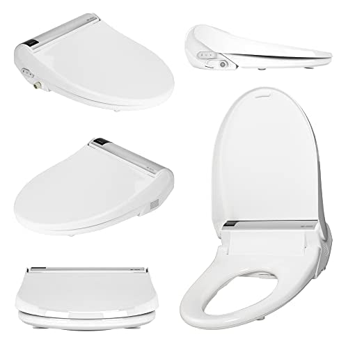 Bio Bidet Bliss BB2000 Elongated White Smart Toilet Seat, Premier Class, Unlimited Warm Water, Vortex Wash, Bidet Seat w /Remote Control