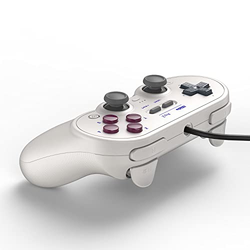 8BitDo Pro 2 Wired Controller for Switch, Windows, Steam Deck & Raspberry Pi (G Glassic Edition)