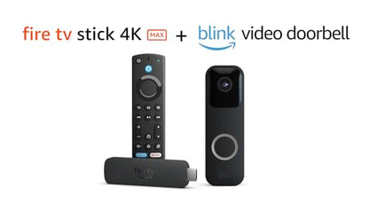 All-new Amazon Fire TV Stick 4K Max bundle with Blink Video Doorbell