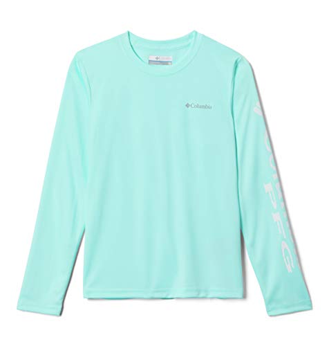 Columbia Youth Boys Terminal Tackle Long Sleeve Tee, Gulf Stream, Small