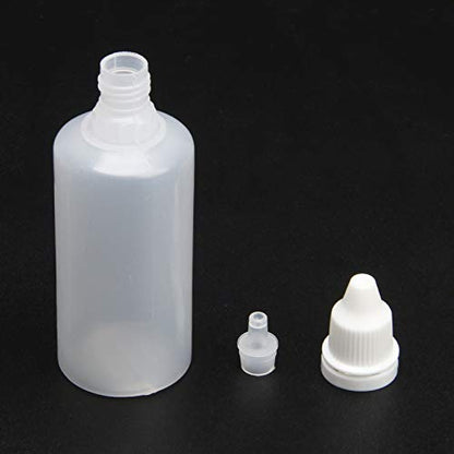 TOOL GADGET Plastic Dropping Bottles Vial of Liquid Eye Liquid Dropper, 60ml, 12 pack