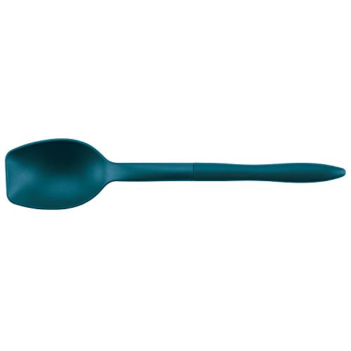 Rachael Ray Tools and Gadgets Flexi Turner and Scraping Spoon Set / Cooking Utensils - 2 Piece, Teal Blue