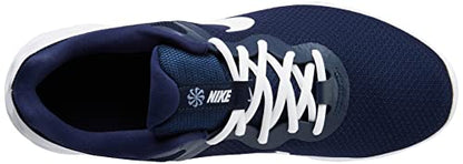 Nike mens Revolution 6 NN Road Running Shoes, Midnight Navy White Obsidian Ashen Slate, 11