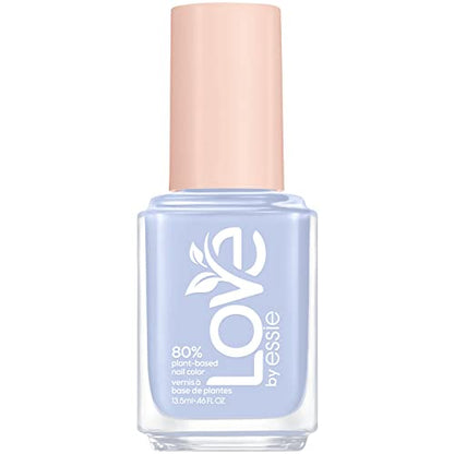 LOVE by essie Nail Polish, 80% Plant-based, Salon-Quality, Vegan, Soft Blue, Putting Myself First, 0.46 Fl Oz