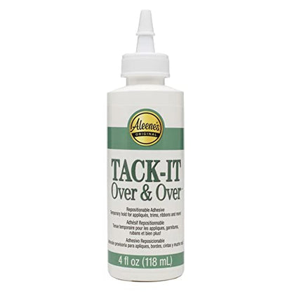 Aleene's 29-2 Tack-It Over & Over Liquid Glue 4oz