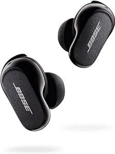 Bose QuietComfort Earbuds II, Wireless, Bluetooth, Proprietary Active Noise Cancelling Technology In-Ear Headphones with Personalized Noise Cancellation & Sound, Triple Black