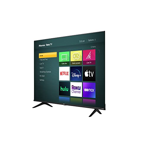 Hisense 50-Inch Class R6 Series Dolby Vision HDR 4K UHD Roku Smart TV with Alexa Compatibility (50R6G, 2021 Model), Black