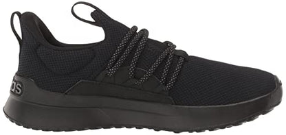 adidas Men's Lite Racer Adapt 5.0 Running Shoe, Black/Black/Grey, 9.5