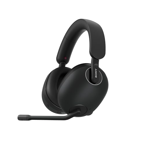Sony INZONE H9 Wireless Noise Canceling Gaming Headset, Over-Ear Headphones with 360 Spatial Sound, WH-G900N, Black