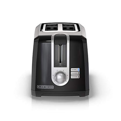 BLACK+DECKERE 2-Slice Toaster with Extra Wide Slots and 6 Shade Settings