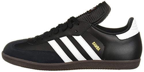 adidas Men's Samba Classic Soccer Shoe, Core Black/Cloud White/Core Black, 7 M US