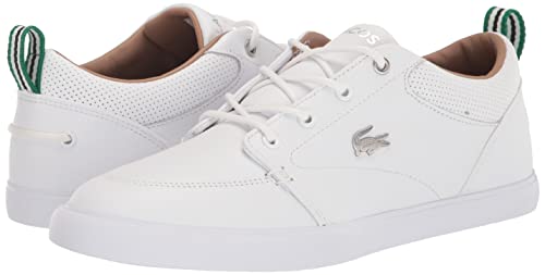 Lacoste Men's Bayliss Sneaker, Deep White, 10.5