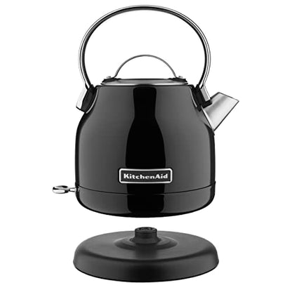 KitchenAid KEK1222OB 1.25-Liter Electric Kettle - Onyx Black,Small