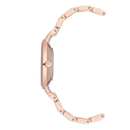 Nine West Women's NW/2226RGRG Rose Gold-Tone Bracelet Watch