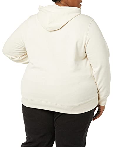 Amazon Essentials Women's Fleece Pullover Hoodie (Available in Plus Size), Oatmeal Heather, Medium