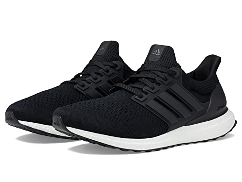 adidas Men's Ultraboost 1.0 Running Shoe, Black/White/Beam Green, 10.5