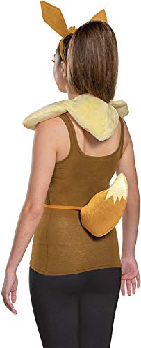 Disguise Women's Eevee Costume Kit, Brown, One Size Adult