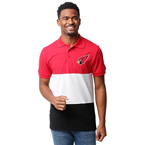 FOCO Arizona Cardinals NFL Mens Rugby Scrum Polo - M