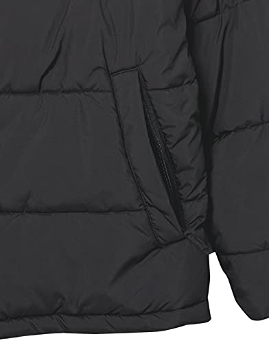 Amazon Essentials Men's Heavyweight Hooded Puffer Coat, Black, Medium