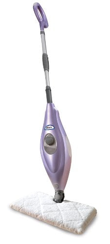 Shark S3501 Steam Pocket Mop Hard Floor Cleaner, With Rectangle Head and 2 Washable Pads, Easy Maneuvering, Quick Drying, Soft-Grip Handle and Powerful Steam, Purple