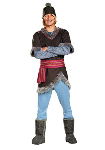 Disguise mens Frozen Kristoff Adult Sized Costume, Brown, X-Large US